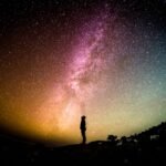 The Milky Way arching across a night sky